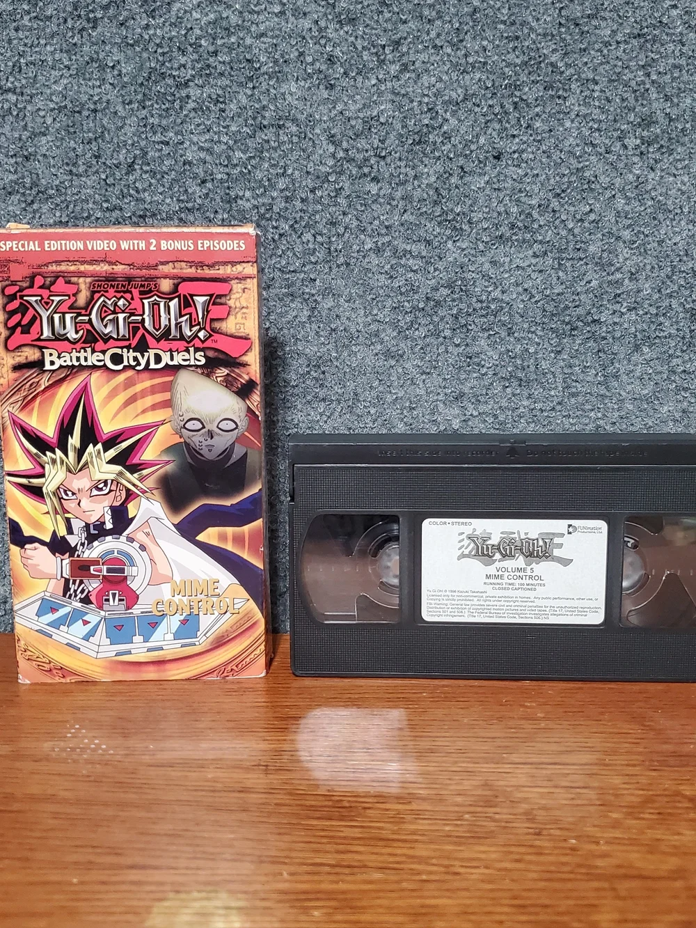 Yu-Gi-Oh: Battle City Duels - Vol. 5: Mime Control (VHS, 2004) Vintage Anime